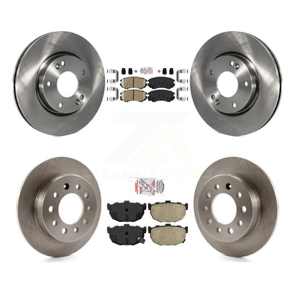 Kit de plaquettes en céramique et de rotors de frein à disque avant et arrière, pour Hyundai Tiburon K8A-10329