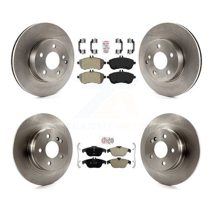 Kit de rotors de frein à disque et plaquettes semi-métalliques avant et arrière, pour Mercedes-Benz C250 C23