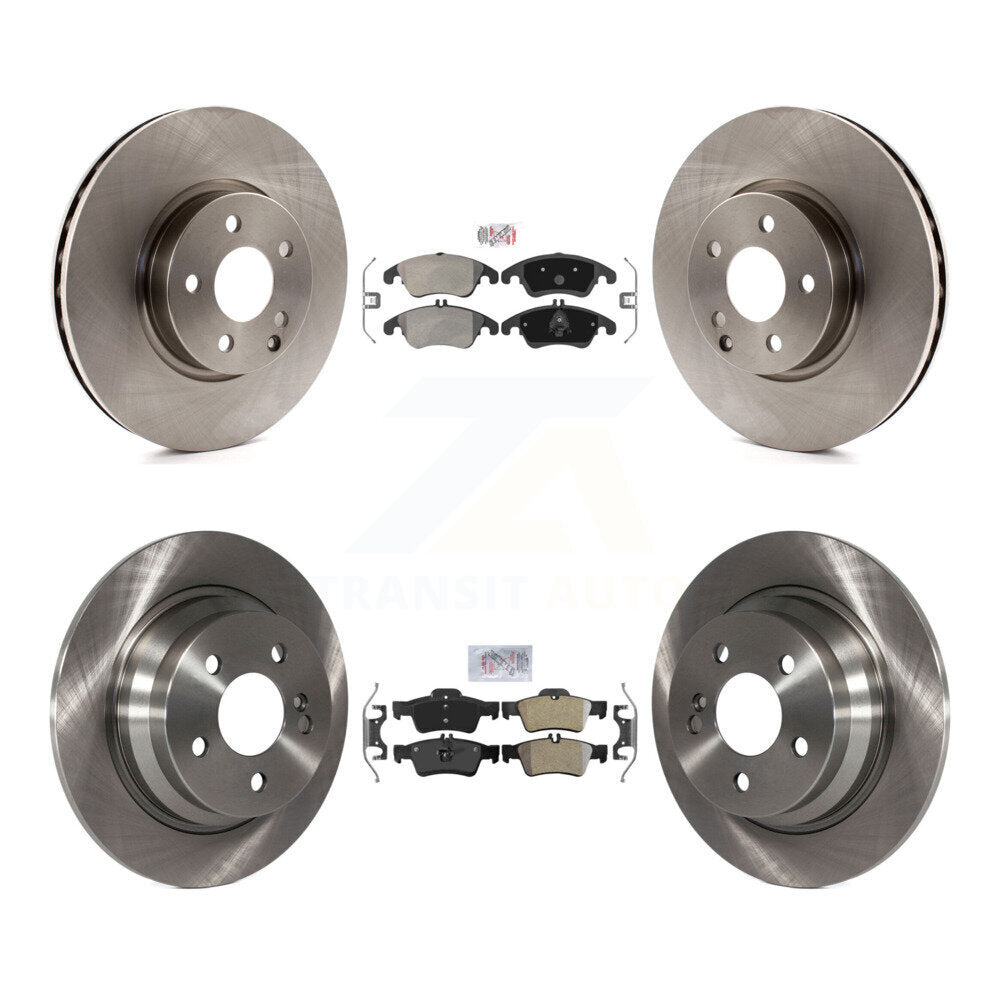Kit de plaquettes semi-métalliques avant et arrière et disques de frein pour Mercedes-Benz E250