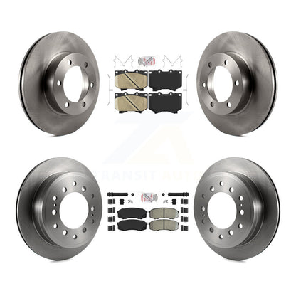 Kit de plaquettes semi-métalliques avant et arrière en céramique, Rotor de frein à disque pour Toyota Sequoi