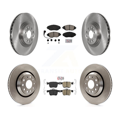 Kit de rotors de frein à plaquettes en céramique avant et arrière, pour Audi S3 A3 Quattro Volkswagen Arteo