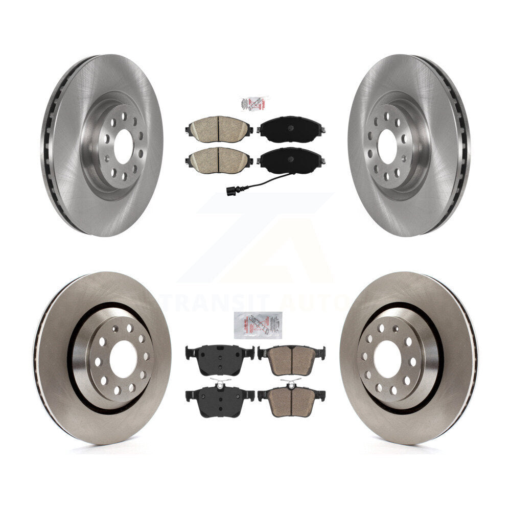 Kit de plaquettes en céramique et de disques de frein avant et arrière, pour Volkswagen Golf 2017 – 2019