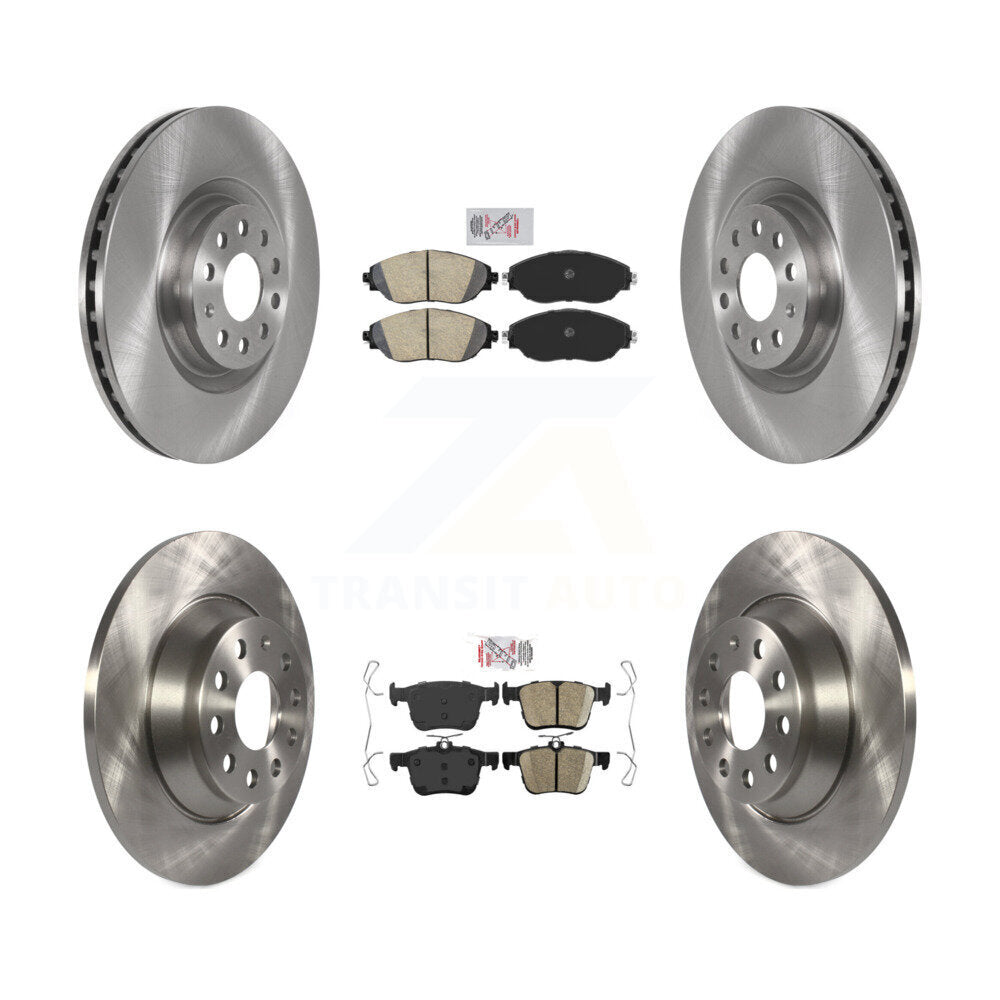 Kit de plaquettes en céramique et de disques de frein avant et arrière, pour Volkswagen Tiguan Jetta