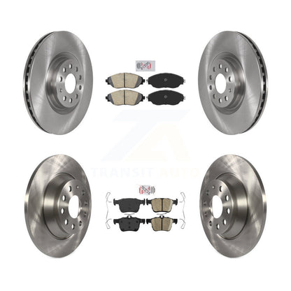 Kit de plaquettes en céramique et de disques de frein avant et arrière, pour Volkswagen Tiguan Jetta