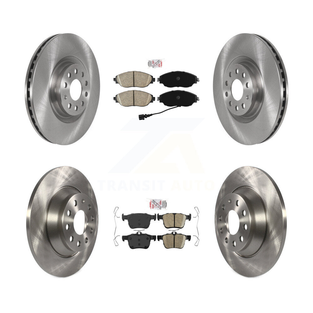 Kit de rotors de frein à disque avec plaquettes en céramique avant et arrière, pour Volkswagen Jetta 2019 2.0 – 2021