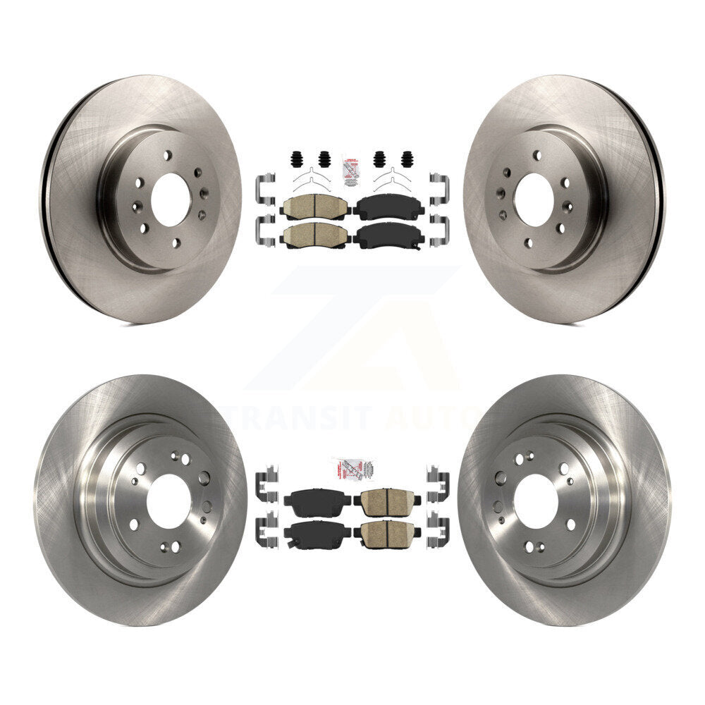 Kit de plaquettes en céramique et de rotors de frein à disque avant et arrière, pour Acura TL 2009 – 2014