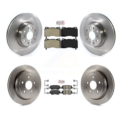 Kit de plaquettes en céramique et de rotors de frein à disque, semi-métalliques, avant et arrière, pour Cadillac CT