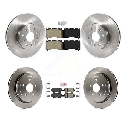 Kit de plaquettes en céramique et de rotors de frein à disque, semi-métalliques, avant et arrière, pour Cadillac CT