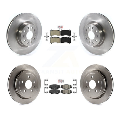 Kit de plaquettes en céramique et de rotors de frein à disque, semi-métalliques, avant et arrière, pour Cadillac CT