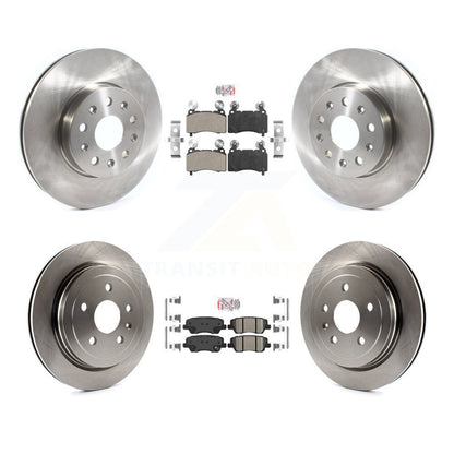 Kit de plaquettes en céramique et de rotors de frein à disque, semi-métalliques, avant et arrière, pour Cadillac CT