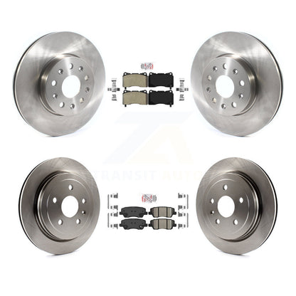 Kit de plaquettes en céramique et de rotors de frein à disque, semi-métalliques, avant et arrière, pour Cadillac CT