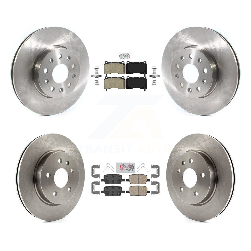 Kit de plaquettes de frein et de rotors de frein en céramique, semi-métalliques avant et arrière, pour Chevrolet Camaro CT