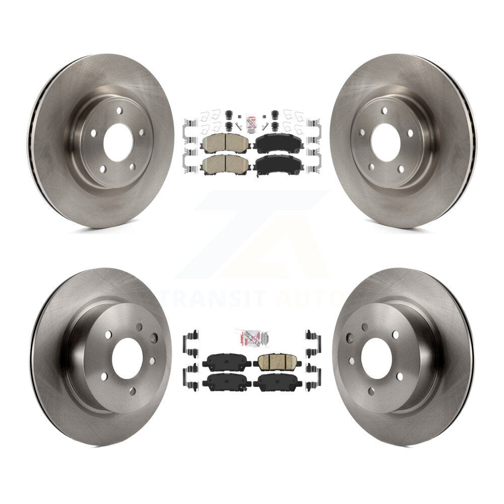 Kit de plaquettes en céramique et de disques de frein avant et arrière, pour INFINITI QX50 2016 – 2017