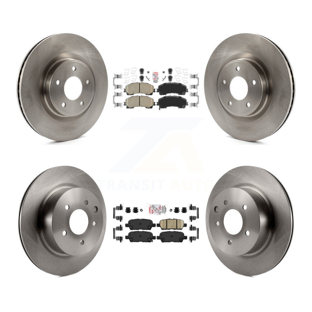 Kit de plaquettes en céramique et de disques de frein avant et arrière, pour INFINITI QX50 2016 – 2017