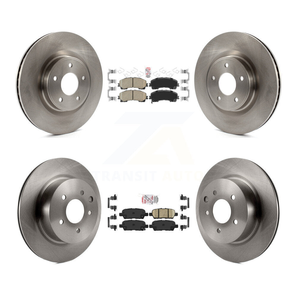 Kit de plaquettes en céramique et de disques de frein avant et arrière, pour INFINITI QX50 2016 – 2017