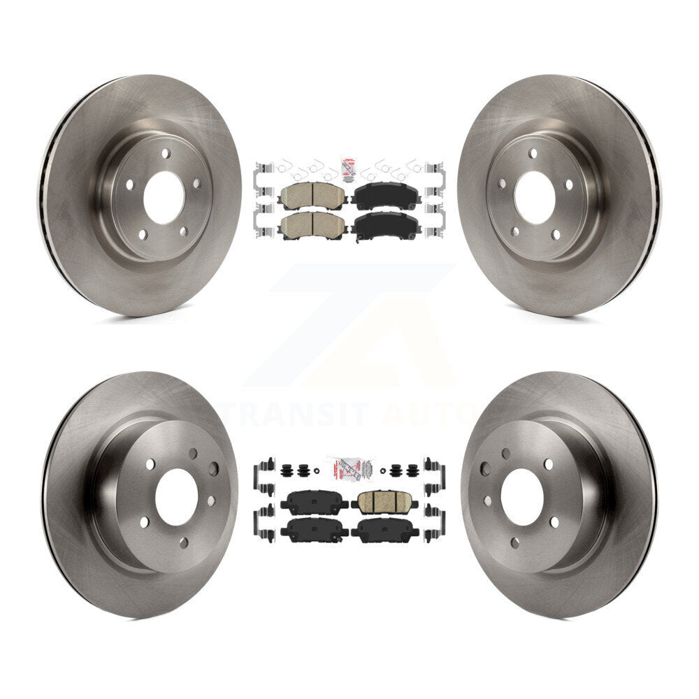 Kit de plaquettes en céramique et de disques de frein avant et arrière, pour INFINITI QX50 2016 – 2017