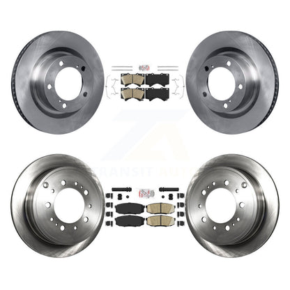 Kit de plaquettes en céramique et Rotor de frein avant et arrière, pour Toyota Tundra Sequoia Lexus LX57