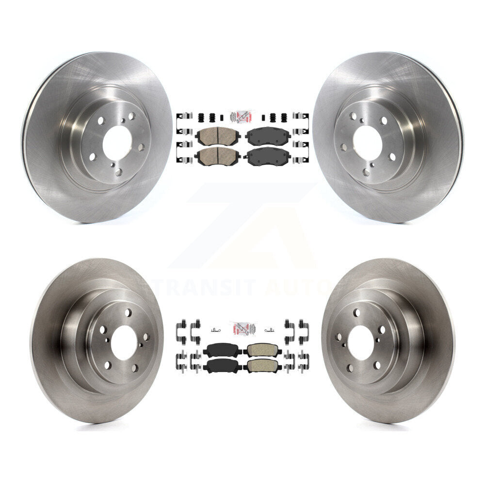 Kit de plaquettes semi-métalliques avant et arrière en céramique et disques de frein pour Subaru Baja