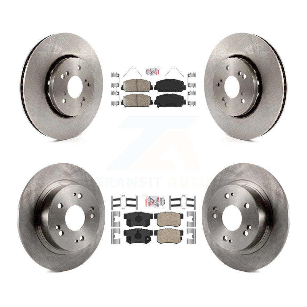 Kit de plaquettes en céramique et de rotors de frein à disque avant et arrière, pour Acura ILX 2016 K8A-103383