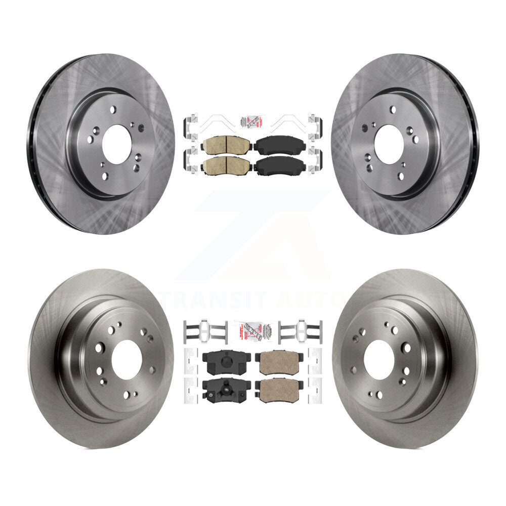 Kit de plaquettes en céramique et de disques de frein avant et arrière, pour Honda Accord Crosstour