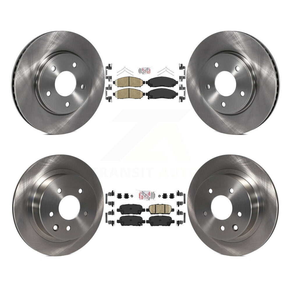 Kit de plaquettes en céramique et de disques de frein avant et arrière, pour Nissan LEAF K8A-103397