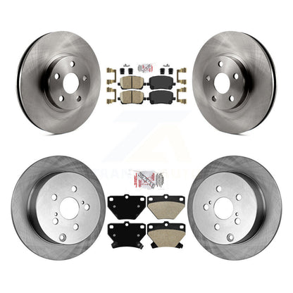 Kit de plaquettes et Rotor de frein semi-métalliques avant et arrière en céramique, pour Toyota Matrix Coroll
