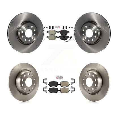 Kit de rotors de frein à plaquettes en céramique, semi-métalliques, avant et arrière, pour Volkswagen CC GTI Aud
