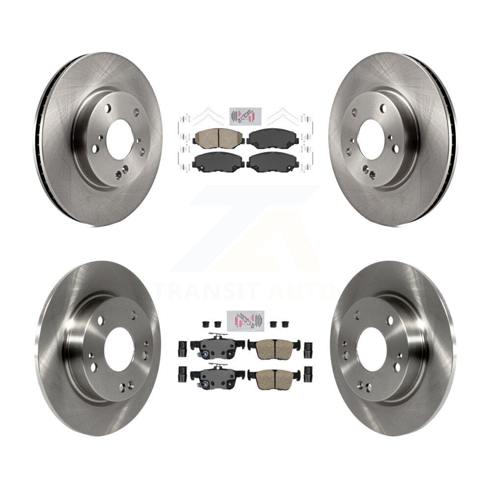 Kit de plaquettes en céramique et de disques de frein avant et arrière, pour Honda Civic K8A-103433