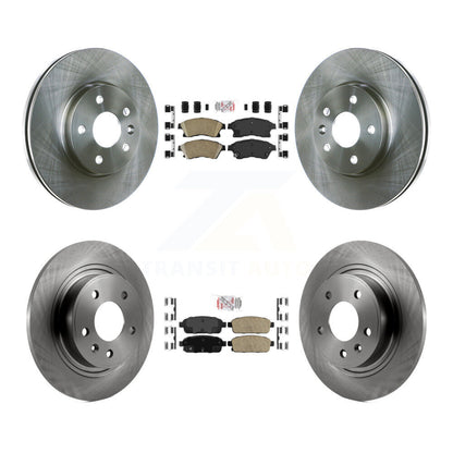 Kit de plaquettes en céramique et de rotors de frein à disque avant et arrière, pour Chevrolet Cruze K8A-10344