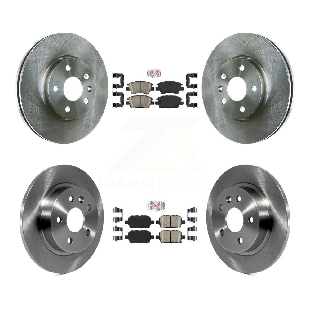Kit de plaquettes en céramique et de rotors de frein à disque avant et arrière, pour Chevrolet Cruze K8A-10344