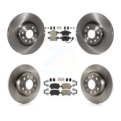 Kit de plaquettes en céramique et Rotor de frein, semi-métalliques, avant et arrière, pour Volkswagen GTI Passa