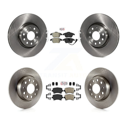 Kit de plaquettes en céramique et Rotor de frein, semi-métalliques, avant et arrière, pour Volkswagen GTI Passa