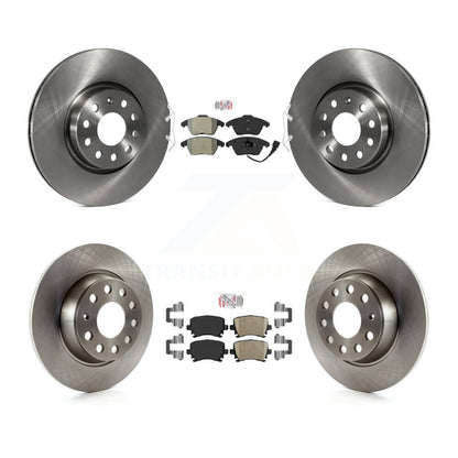 Kit de plaquettes en céramique et Rotor de frein, semi-métalliques, avant et arrière, pour Volkswagen GTI Passa