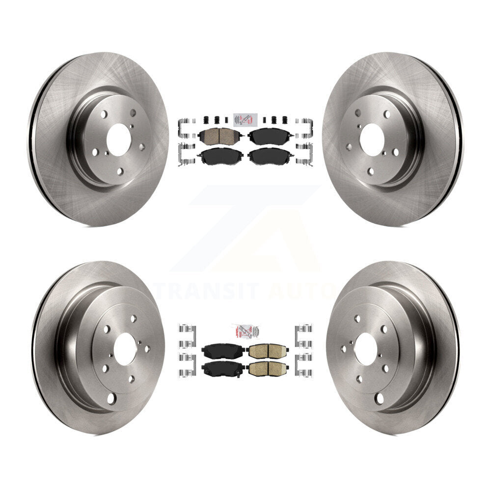 Kit de plaquettes en céramique et de rotors de frein à disque avant et arrière, pour Subaru Tribeca B9
