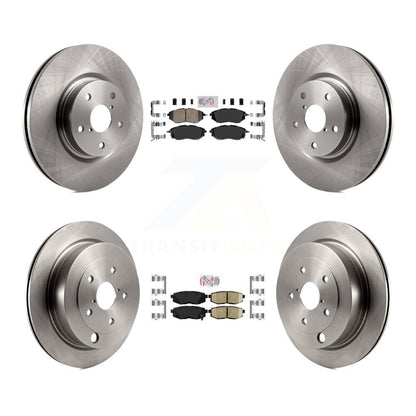 Kit de plaquettes en céramique et de rotors de frein à disque avant et arrière, pour Subaru Tribeca B9