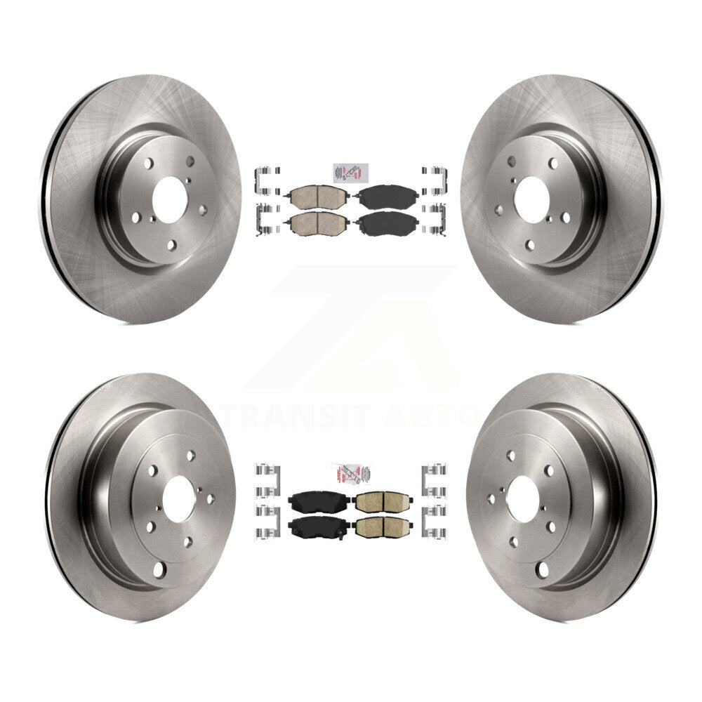 Kit de plaquettes en céramique et de rotors de frein à disque avant et arrière, pour Subaru Tribeca B9