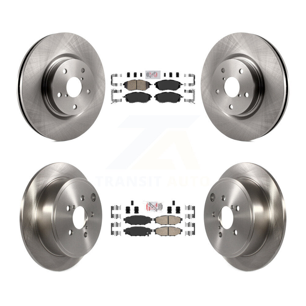 Kit de plaquettes en céramique et de rotors de frein à disque avant et arrière, pour Subaru WRX K8A-103458
