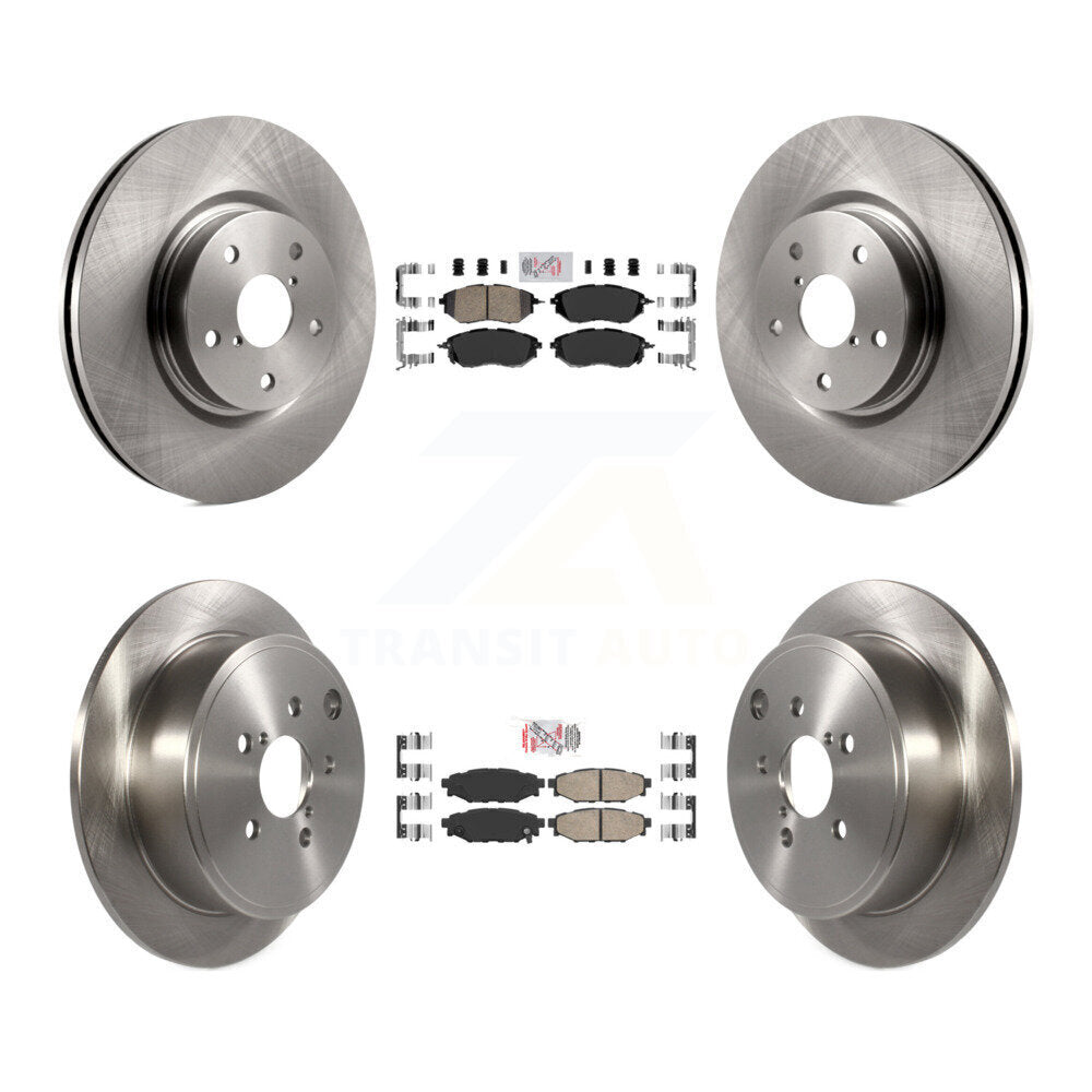 Kit de plaquettes en céramique et de rotors de frein à disque avant et arrière, pour Subaru WRX K8A-103459