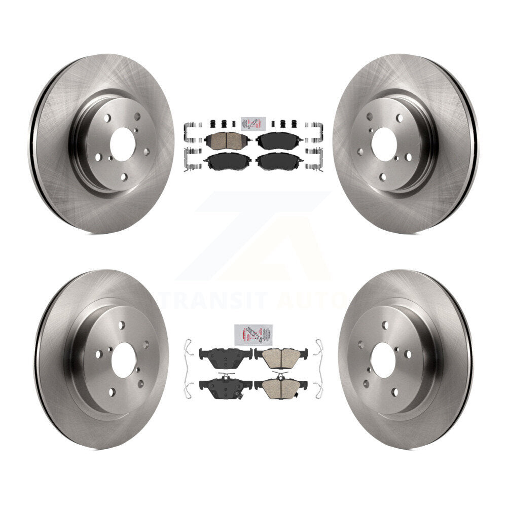 Kit de plaquettes en céramique et de disques de frein avant et arrière, pour Subaru Outback WRX Legacy