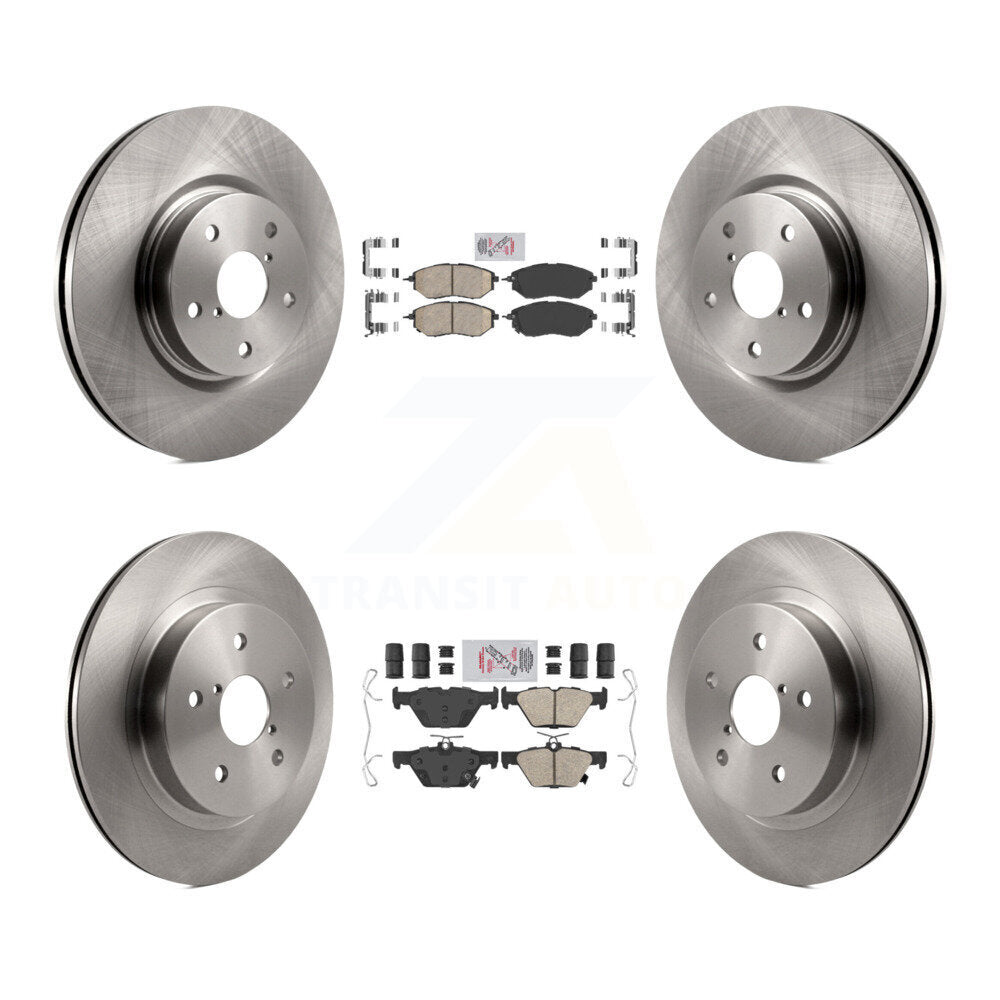 Kit de plaquettes en céramique et de disques de frein avant et arrière, pour Subaru Outback WRX Legacy