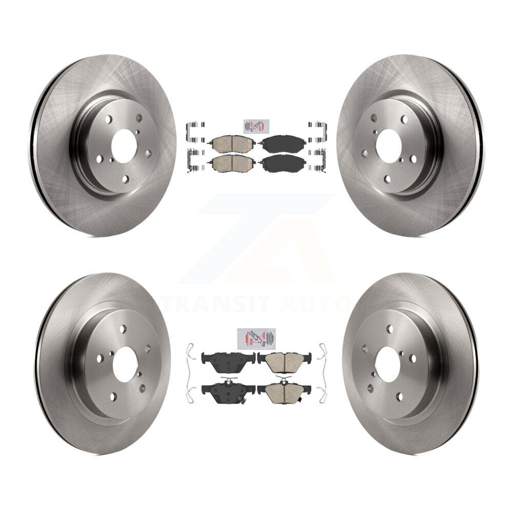 Kit de plaquettes en céramique et de disques de frein avant et arrière, pour Subaru Outback WRX Legacy