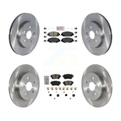 Kit de plaquettes en céramique et de rotors de frein à disque avant et arrière, pour Toyota Corolla K8A-103471