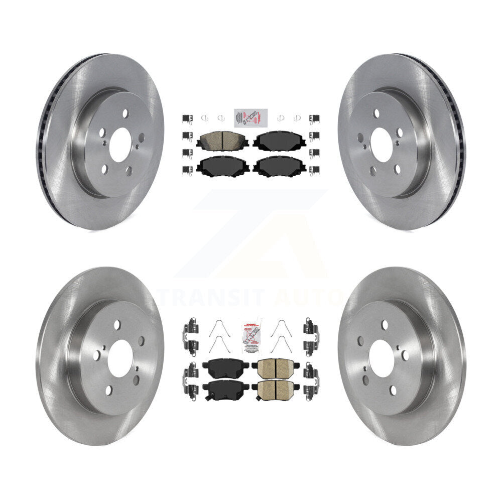 Kit de plaquettes en céramique et de disques de frein avant et arrière, pour Toyota Corolla 2.0L 2019