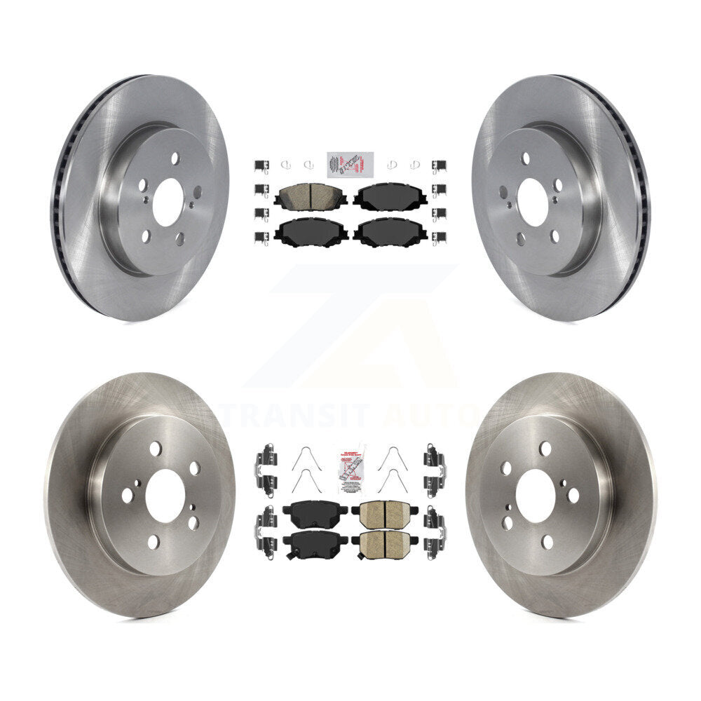 Kit de rotors de frein à plaquettes en céramique avant et arrière, pour Toyota Corolla Prius Prim 2020 – 2022
