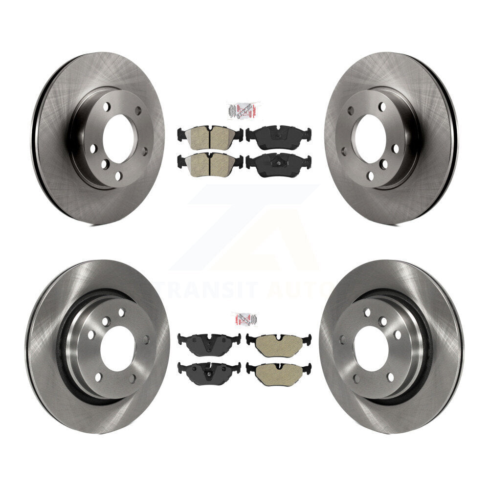 Kit de plaquettes semi-métalliques avant et arrière et disques de frein pour BMW 328i 328is
