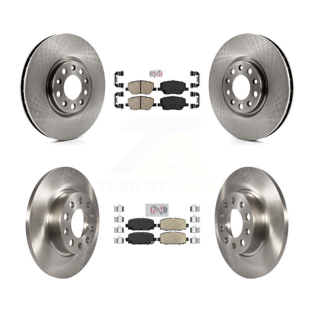 Kit de plaquettes en céramique et de rotors de frein à disque avant et arrière, pour Jeep Compass K8A-103485