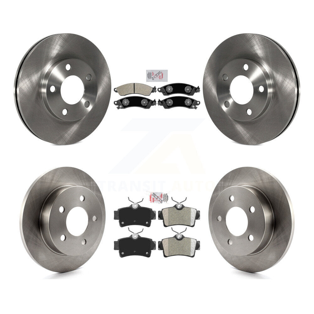 Kit de Rotor de frein à disque à plaquettes semi-métalliques avant et arrière, pour Ford Mustang gauche ou droite