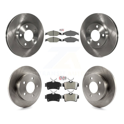 Kit de plaquettes semi-métalliques avant et arrière et disques de frein pour Ford Mustang