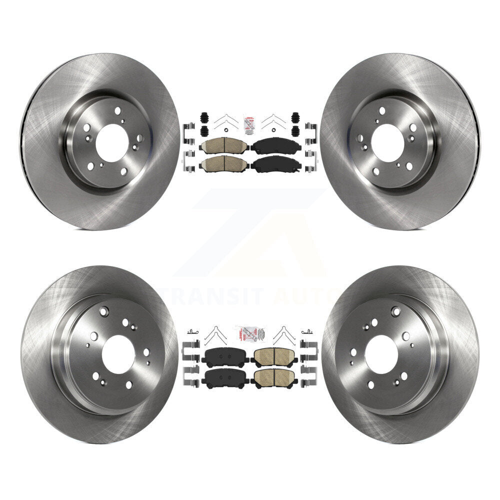Kit de plaquettes en céramique et de disques de frein avant et arrière, pour Honda Pilot Acura MDX ZDX