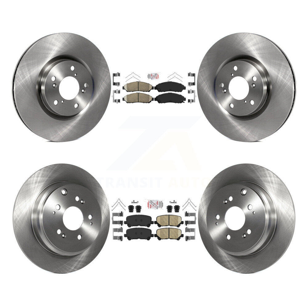 Kit de plaquettes en céramique et de disques de frein avant et arrière, pour Honda Pilot Acura MDX ZDX